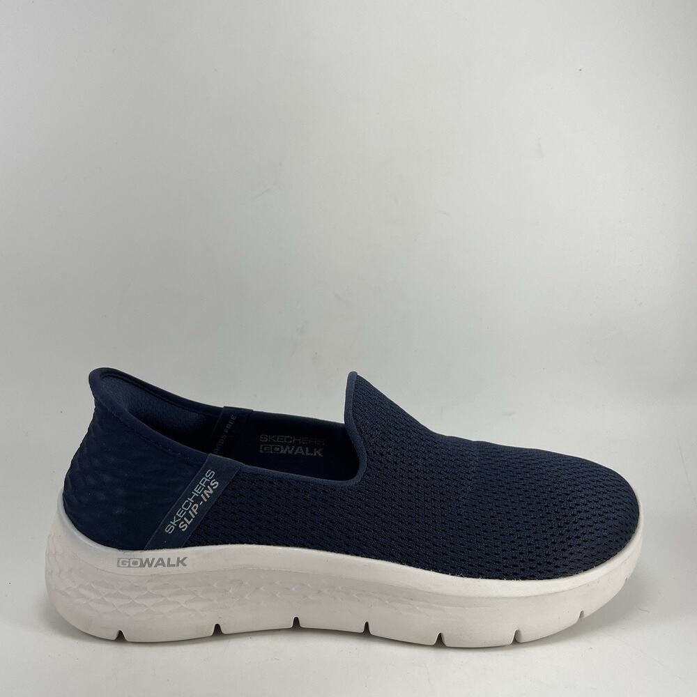 Skechers Slip Ins Ultra Flex 3.0 Womens Size 7.5 Navy Blue Walking Shoes 124963